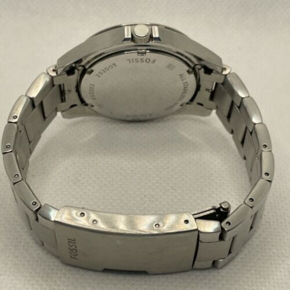 Fossil Riley ES3202 Women Silver Stainless Steel Analog Dial Quartz Watch VIA345 - Picture 8 of 9
